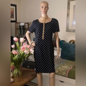 Vintage Santa Fe by Jim Tremblay Polka Dot Dress - NWT - Size 14